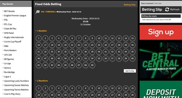 Bet Lucky Numbers